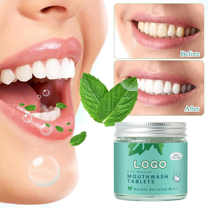 Mouthwash Tablets Supplier - OEM Natural Mint Plaque Reduction
