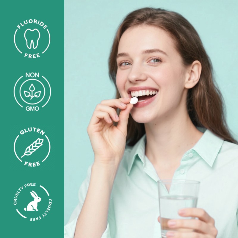 Mouthwash Tablets Factory - OEM Fresh Breath Zero Waste