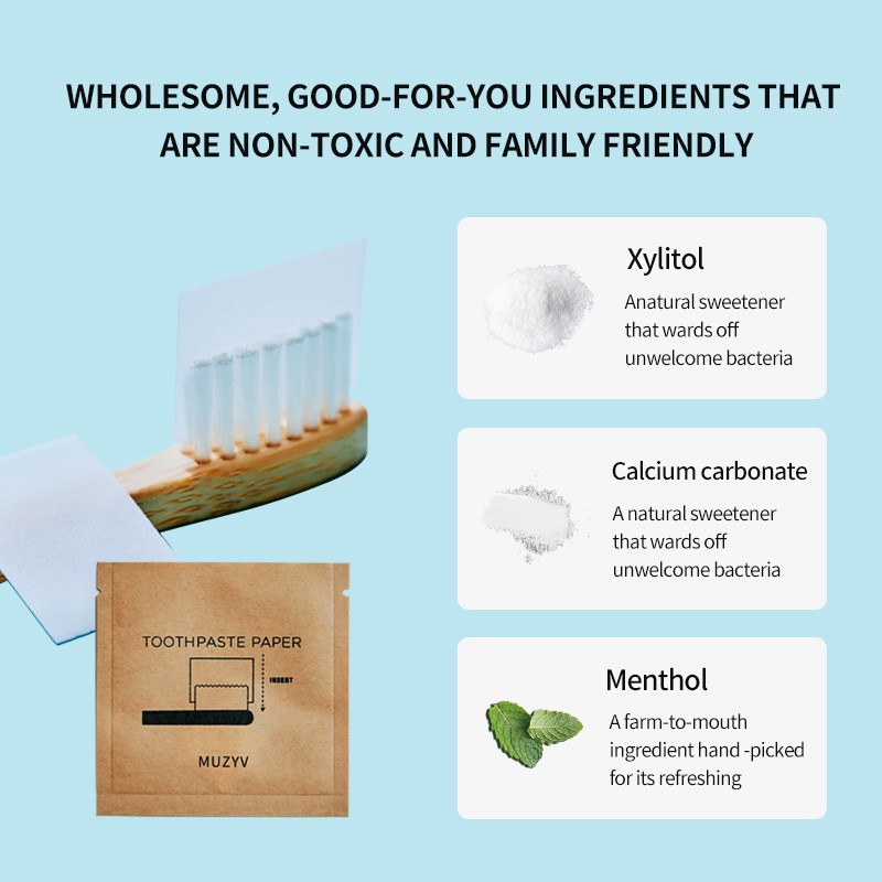 Travel Toothpaste Manufacturer - OEM Natural Whitening Film