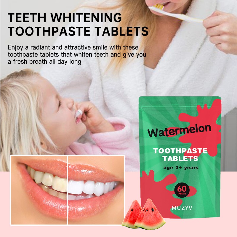 Toothpaste Tablets Supplier - OEM Kids Fluoride Free Watermelon