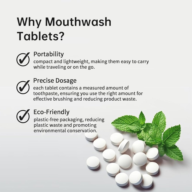 Mouthwash Tablets Supplier - Custom Travel Hotel Probiotics