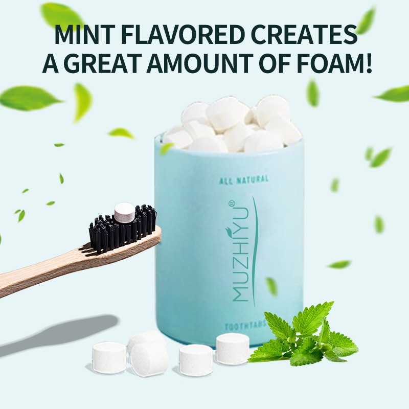 Toothpaste Tablets Factory - Private Label Organic Mint Bamboo