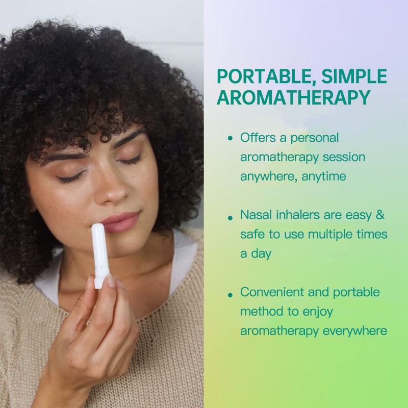 Nasal Inhaler Supplier - Portable Essential Oils Lavender Menthol