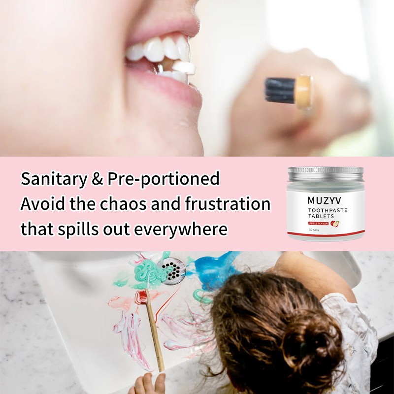 Toothpaste Tabs Manufacturer - Factory Kids Natural Apple