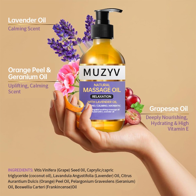 Body Massage Oil Manufacturer - Custom Natural Spa Quality Blend