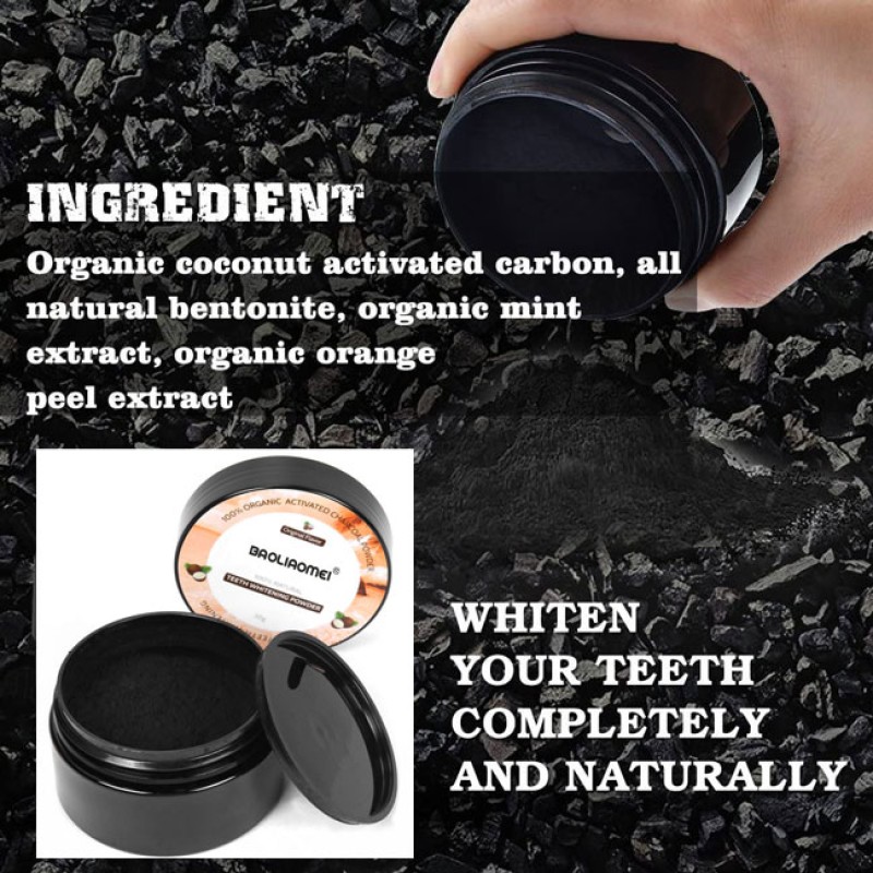 Teeth Whitening Powder Factory - Organic Natural Mint Charcoal