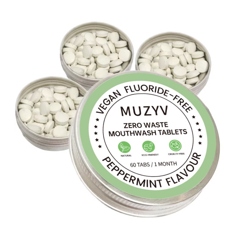 Mouthwash Tablets Supplier - Custom Solid Vegan Fluoride Free