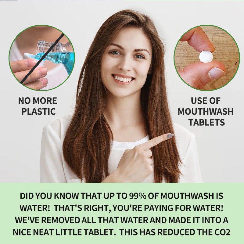 Mouthwash Tablets Supplier - Custom Solid Vegan Fluoride Free