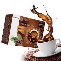 OEM Organic Collagen Protein Management Instant Arabica Coffee Powder De-tox Coffee