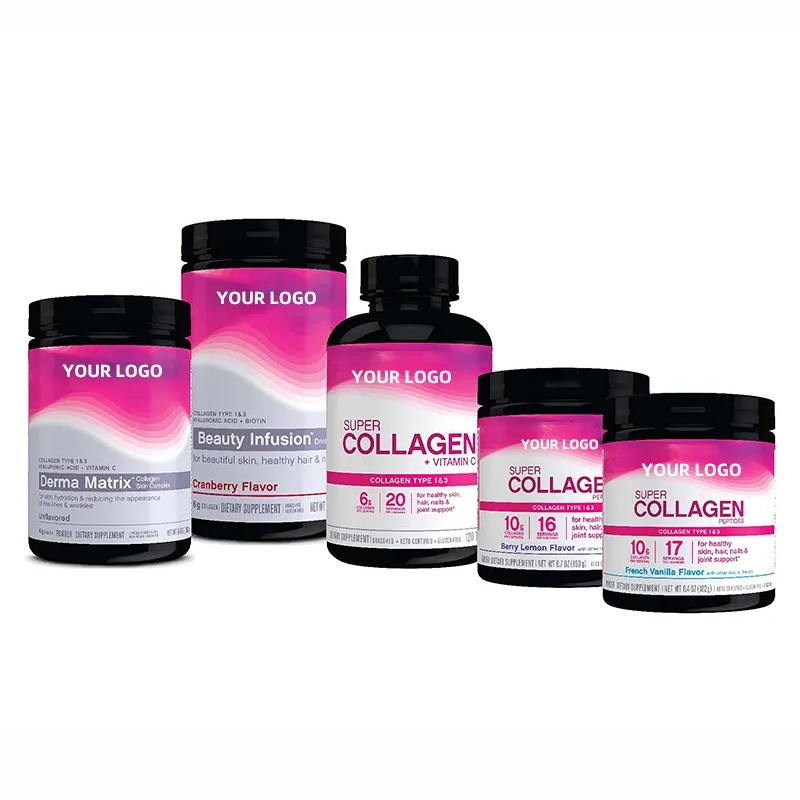 OEM Custom Collagen Tablet Supplements Vitamin C Pills L-Glutathione Capsule Skin Care for Adults Pregnant Women Not Applicable