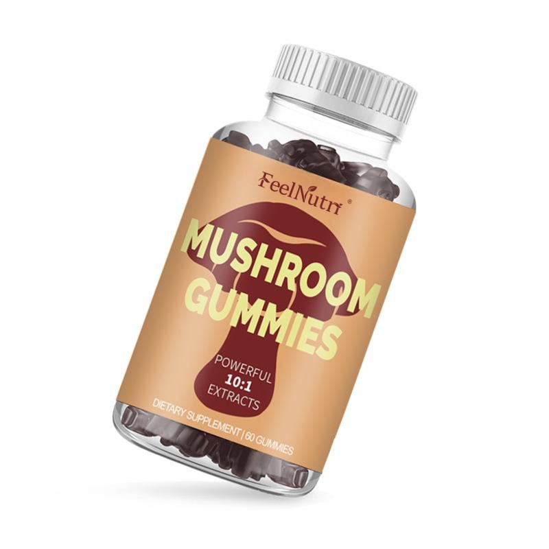 Private Label Mushroom Gummies Vitamins Et Supplements for Adults Effective Antioxidant Beauty Product  Pregnant Women