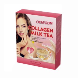 Natural Whitening Milk Tea Powder Beauty Product for Women Delicious and Healthy Skin Whitening Collagen Supplementation