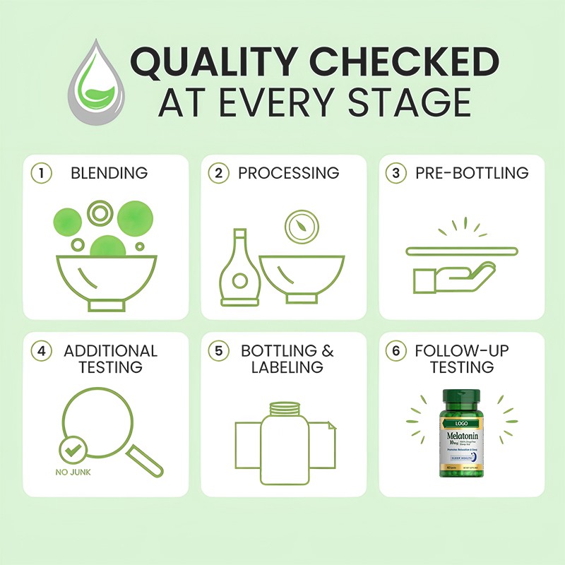 oem capsules ODM/OEM Private Label Melatonin Capsules Vitamins for Adults Not for Pregnant Women capsule supplements