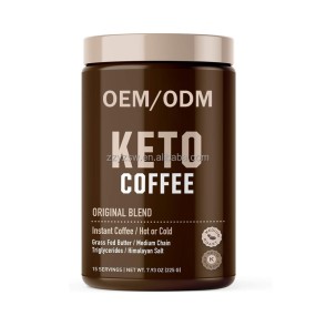 Private Label Slim Keto Coffee Natural Healthy Diet Control MCT Meal Replacement Food Instant Weight-Loss Keto Coffee Slim-ming