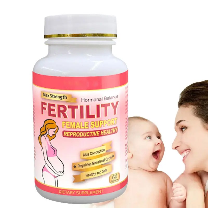 Women's Fertility Boost Tablet Supplement Herbal Supplements for Hormonal Balance Conception Pregnancy Health Female Fertility