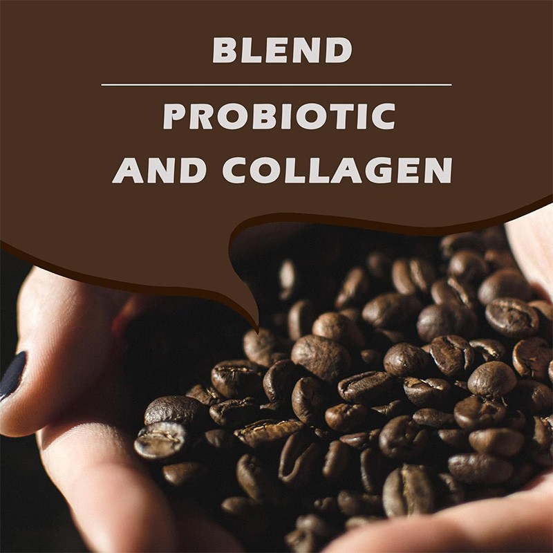 OEM Organic Collagen Protein Management Instant Arabica Coffee Powder De-tox Coffee