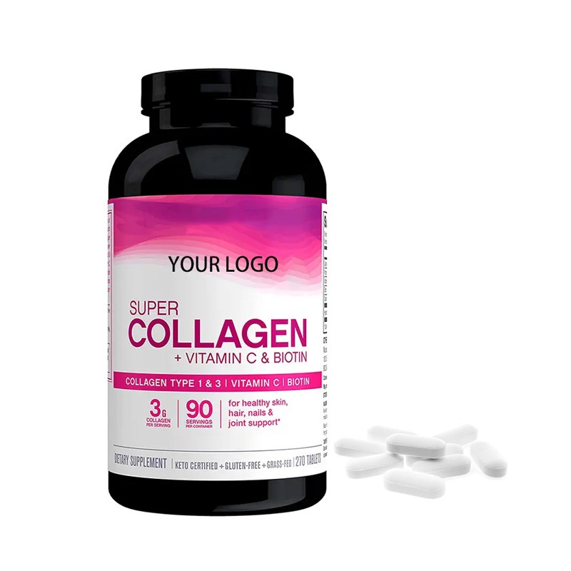 OEM Private Label Collagen Supplements for Women Face Skin Whitenings Collagen Capsules Pills Tablets for Adults Wholesale