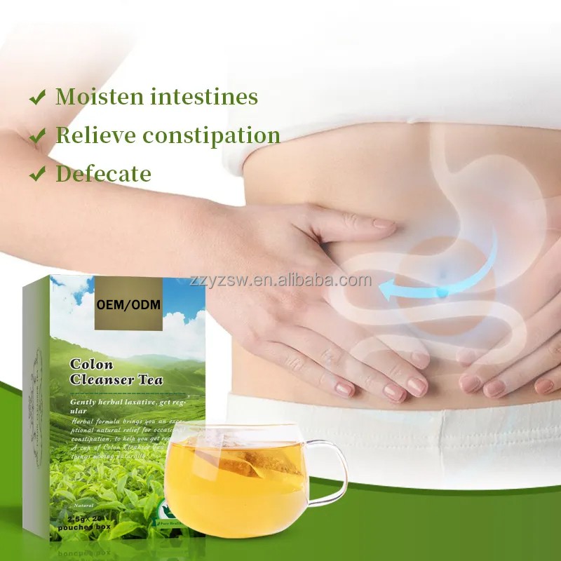 Colon De-tox Health Herbal Tea Colon Cleanser Tea Slim OEM Private Label OEM Custom Manufacturer Colon Cleanser Tea
