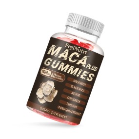 OEM ODM Organic Maca Gummies for Energy Boost Vegan Maca Root Gummies Creatine Gummies 5000mg