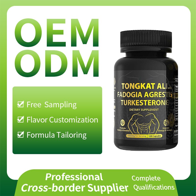 Support Private Label Tongkat Ali Extract Capsules Enhance Energy Booster Supplement Healthcare Tongkat Ali Capsules