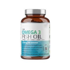1000mg Fish Oil Softgels with Omega 3 Healthy Heart Brain Strong Joints Better Blood Circulation for Adults