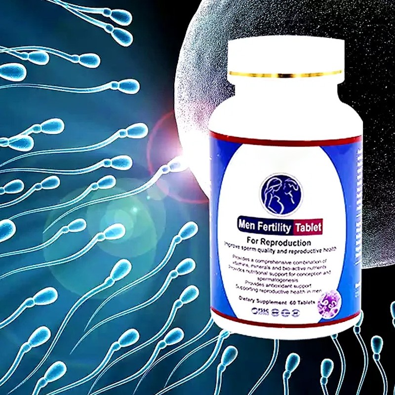 Men Fertility Tablet Male Natural Organic Herbs Pills Maca Sperm Increase Fertility Capsule for Having Baby