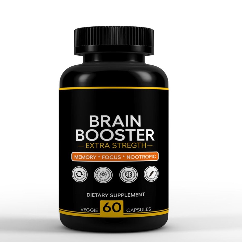 OEM Custom Label Brain Capsules for Memory Enhancement & Stress Relief for Adults Not for Pregnant Women or Newborns