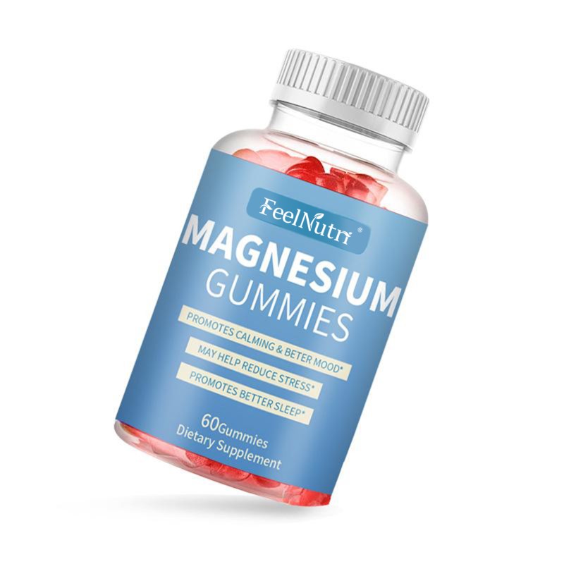 Private Label Sleep & Immunity Enhancing Magnesium Gummies for Adults OEM Health Supplements with Vitamins Immune Boosting