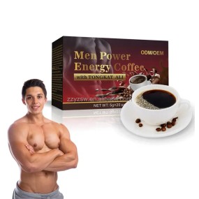Healthcare Supplement Male Power Drink Tongkat Ali Energy Herbal Healthy Vitality Instant Black Maca Reishi Coffee