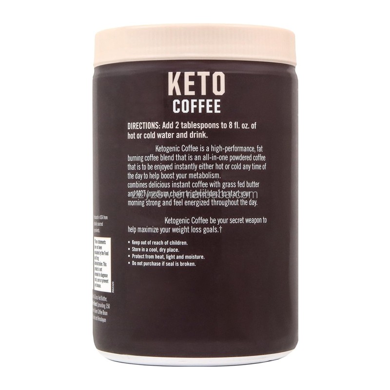 Private Label Slim Keto Coffee Natural Healthy Diet Control MCT Meal Replacement Food Instant Weight-Loss Keto Coffee Slim-ming