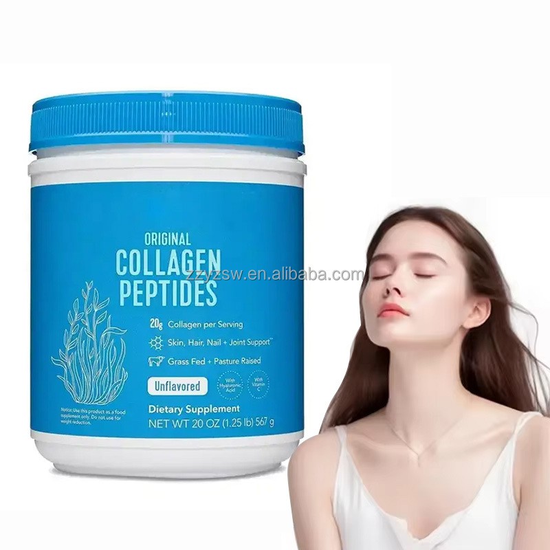 OEM ODM Best Quality Hydrolyzed Collagen Peptides Powder Supplement Zero Sugar Unflavored Collagen for Everyone Pregnant Women