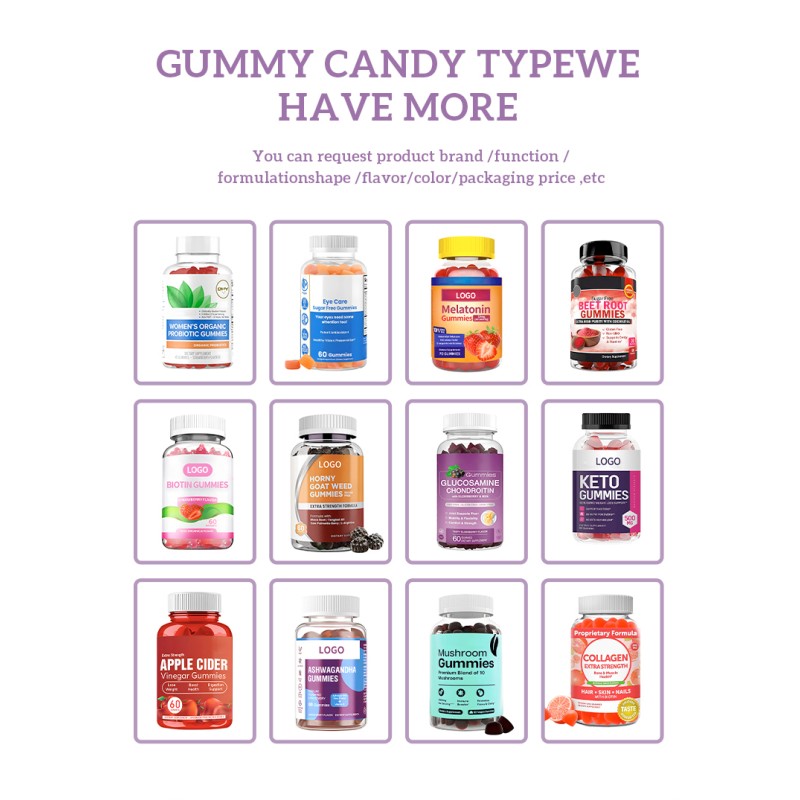 Private Label Sleep & Immunity Enhancing Magnesium Gummies for Adults OEM Health Supplements with Vitamins Immune Boosting