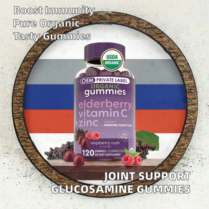 Private Label Glucosamine Chondroitin Gummies Adult Joint Support Gummy Vitamines Et Supplements
