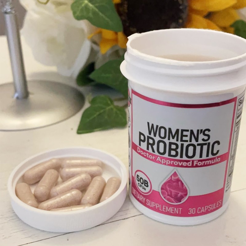 Private logo Women Digestive Enzyme Probiotics Supplements 60 Billion Cfu Vegan Women's Probiotic Capsules Supplement