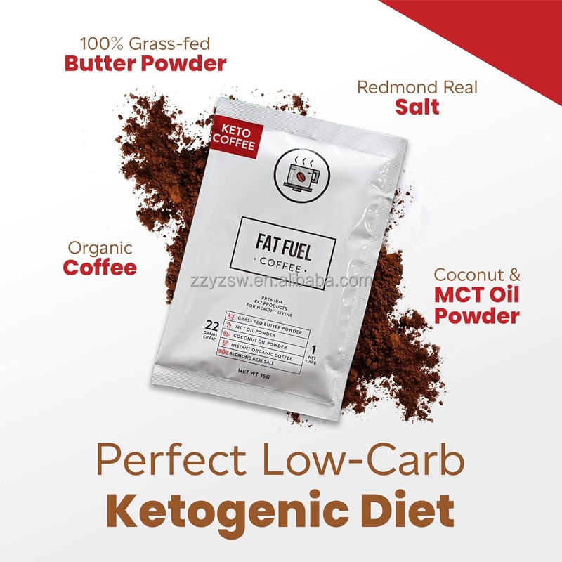 Original Healthy Flavor Keto Instant Coffee Suppress Appetite Burn Fat Green Coffee for Adult Weight-Loss Powder Dosage Form