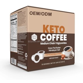 OEM Keto Slim Coffee Diet Powder KETO Instant Coffee Powder Slim-ming Coffee Mushroom Powder Fat-Burner