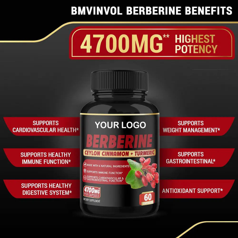 Beworths Berberine Capsules Berberine Supplement Berberine Extract Dietary Supplement