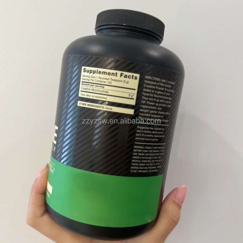 OEM ODM Brand Creatine Monohydrate Powder Pure Unflavored Creatine Powder for Supports Muscle