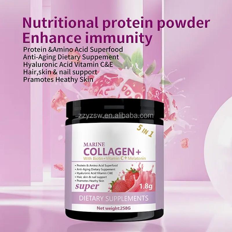 Organic Marine Collagen Powder High-Halal Instant Drink for Beauty Natural Convenience Skin Whitening Product