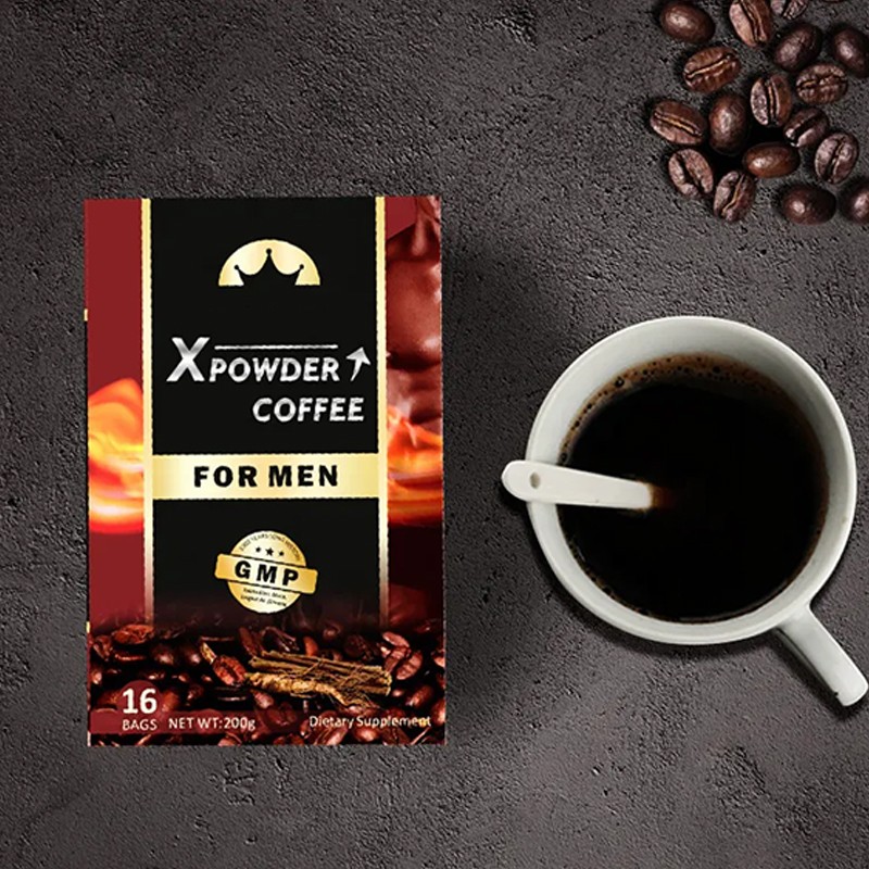 Hot Selling Maca Coffee for Men Natural X Power Coffee Maca Root Extract Man Power Energy X Power Maca Coffee