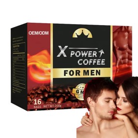 Hot Selling Maca Coffee for Men Natural X Power Coffee Maca Root Extract Man Power Energy X Power Maca Coffee
