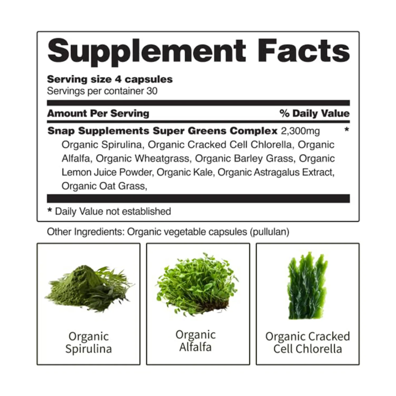 oem capsules Private Label Organic Chlorella & Spirulina Capsules Digestive Health Supplements for Adults Customizable capsule supplements