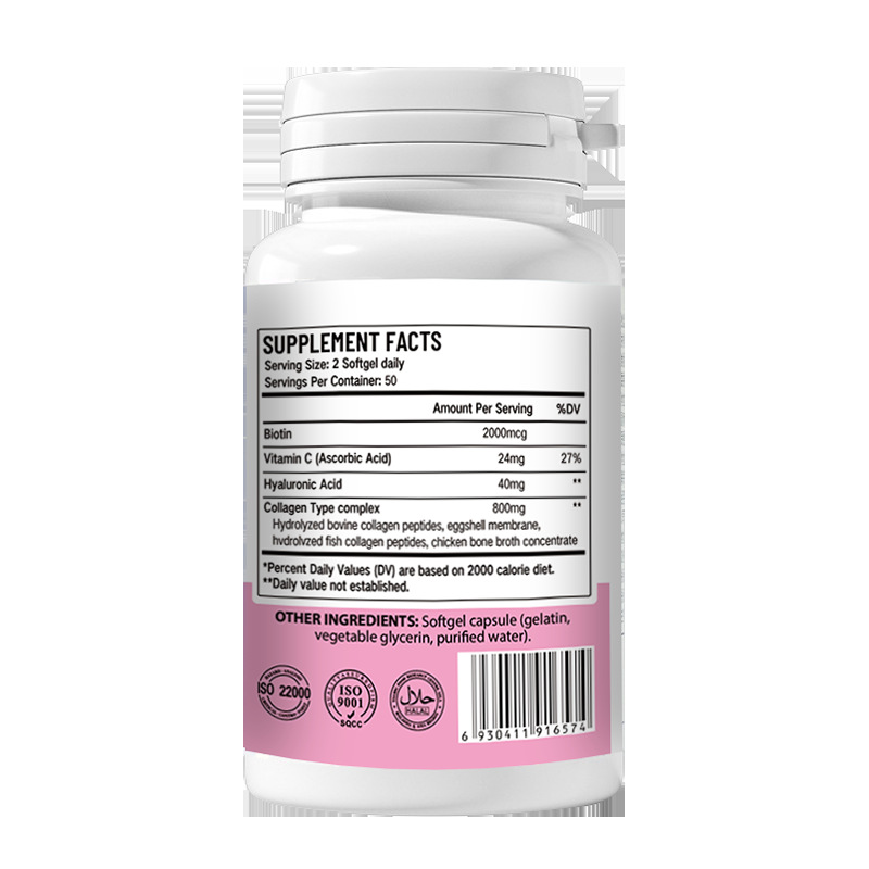 Multi-Collagen Capsules Manufacturer - Hyaluronic Acid Glutathione