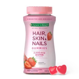 Biotin Gummy Factory - OEM Strawberry Hair Skin Whitening