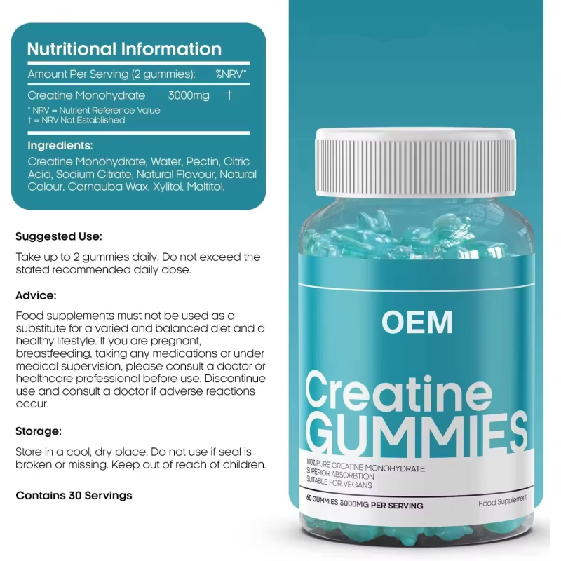 Creatine Gummies Factory - Private Label Muscle Growth Sports