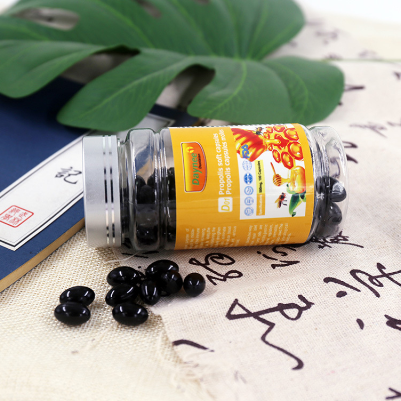 Propolis Capsules Supplier - Natural Bee Glue 60 Capsules