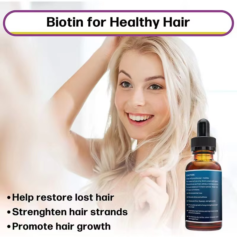 Biotin Hair Oil Supplier - 30ML Hair Growth Strengthening
