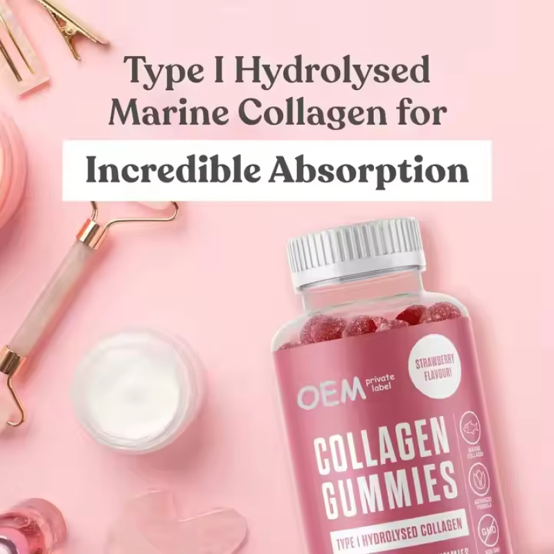 Collagen Gummies Supplier - OEM Women's Hair Skin Beauty