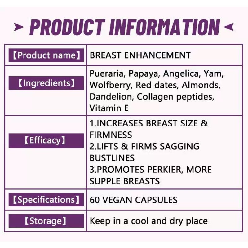 Breast Enlargement Capsules Factory - Buttock Enhancement Body Supplement