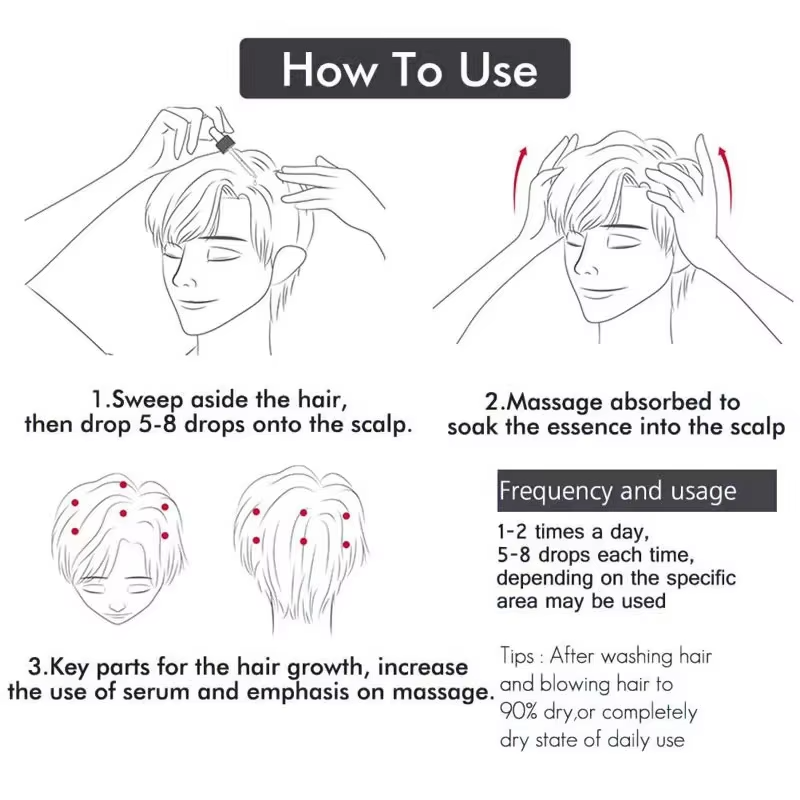 Biotin Hair Oil Supplier - 30ML Hair Growth Strengthening